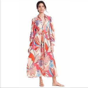 Alexis for Target Mixed Floral Robe Dress - size M